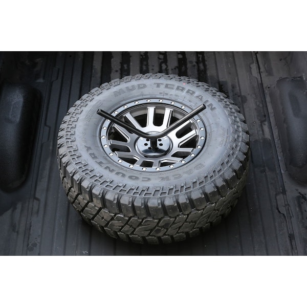 Fabtech SPARE TIRE CARRIER, SPARE TIRE MOUNT BLACK FTT10001BK Zoro